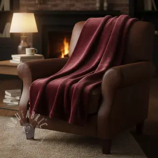 Tekoturkis SMOOTH bordeaux