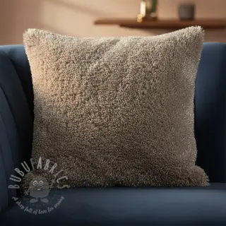 Tekoturkis LUREX SILVER taupe