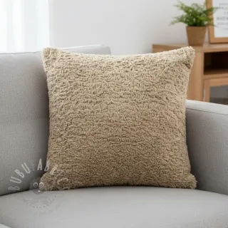 Tekoturkis Curly beige