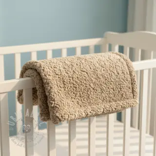 Tekoturkis Curly beige
