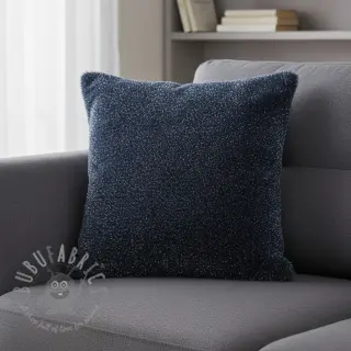 Tekoturkis LUREX SILVER navy