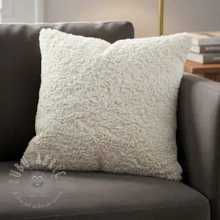 Tekoturkis Curly ecru