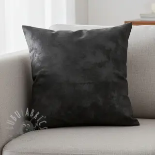 Vaatetuksen tekonahka FOIL black