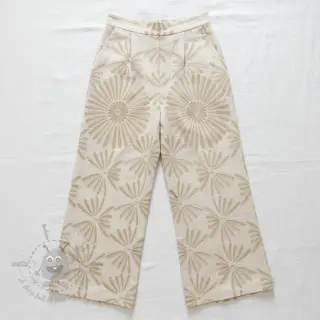 Viskoosi pellavalla Desert flowers design A