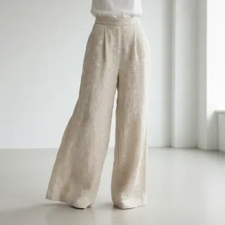 Viskóza s ľanom Lucy natural
