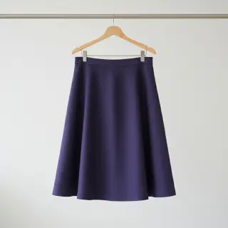Viskóza s ľanom WASHED navy