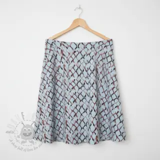 Viskoosi pellavalla Ivy Diamonds design Ja digital print