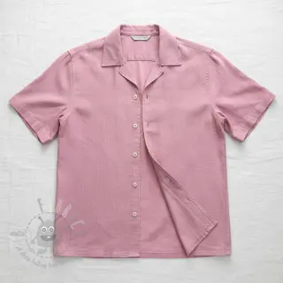 Viskoosi pellavalla PREMIUM old pink