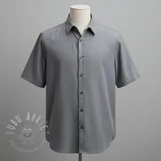 Viskoosi pellavalla PREMIUM middle grey