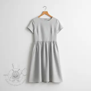 Viskoosi pellavalla PREMIUM light grey