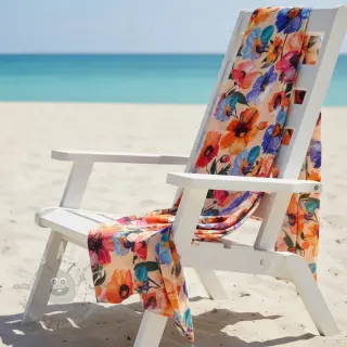 Viskoosi RADIANCE Flower Nina digital print
