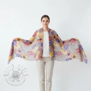 Viskoosi RADIANCE Flower Elia digital print