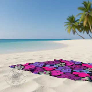 Viskoosi RADIANCE Lalie digital print
