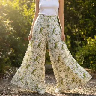 Viskoosi RADIANCE Francesca flowers digital print