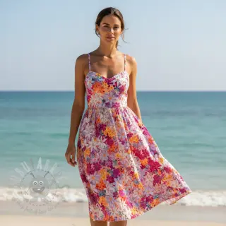 Viskoosi RADIANCE Gracia flowers digital print