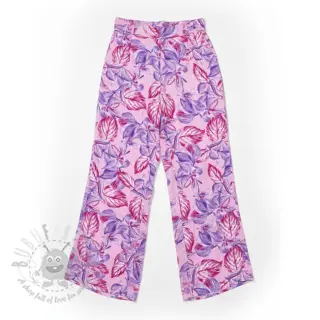 Viskoosi RADIANCE Anabella leaves pink digital print