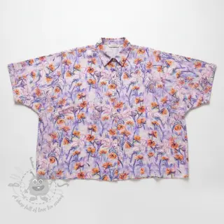 Viskoosi RADIANCE Dried flower digital print
