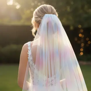 Tyl na TUTU Rainbow design H
