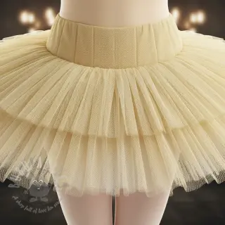 Tylli TUTU-hameeseen light yellow 160 cm
