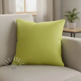 Pellava puuvillalla Fishbone bright green