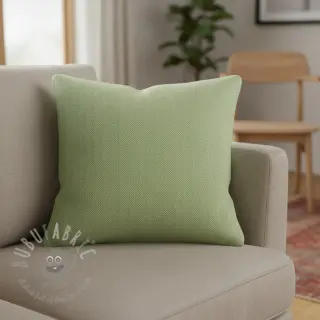 Pellava puuvillalla Fishbone lime