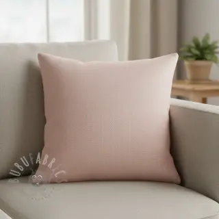 Pellava puuvillalla Fishbone pink