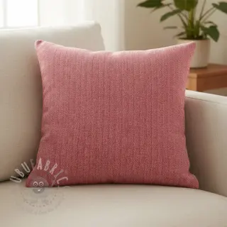 Pellava puuvillalla Fishbone red