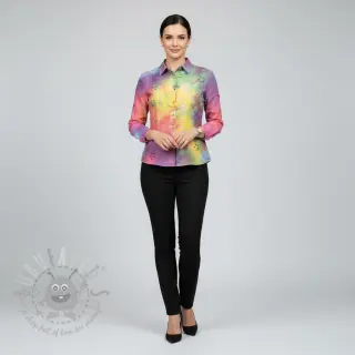 Puuvillakangas EMBROIDERY Tie dye Della design Ja