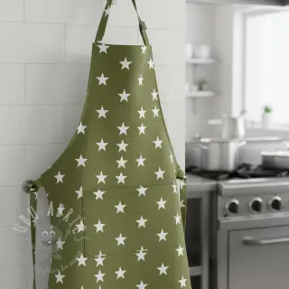 Puuvillakangas Stars green