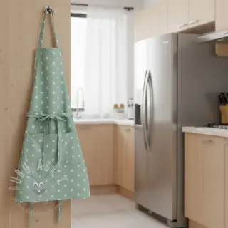 Bavlnená látka Stars mint