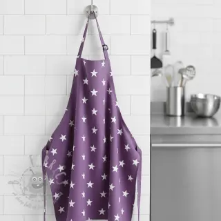 Puuvillakangas Stars purple
