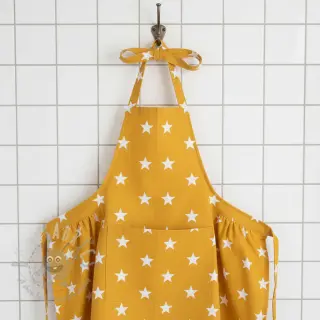 Puuvillakangas Stars yellow