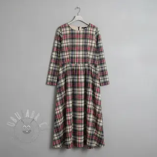 Puuvillakangas YARN DYED CHECK BRUSHED pickle