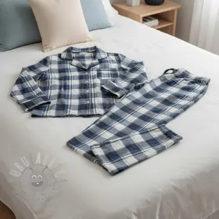 Puuvillakangas YARN DYED CHECK BRUSHED Silva design Ja