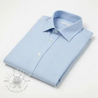 Puuvillapopliini baby light blue