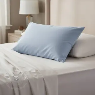 Puuvillapopliini baby light blue