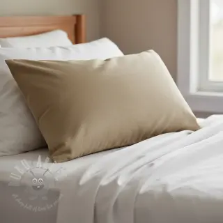 Puuvillapopliini dark beige