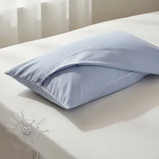 Puuvillapopliini light blue lavender