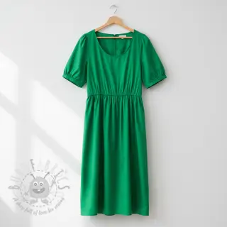 Puuvillapopliini kelly green