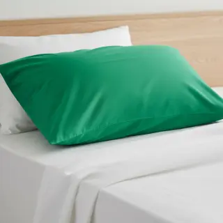 Bavlnený popelín emerald