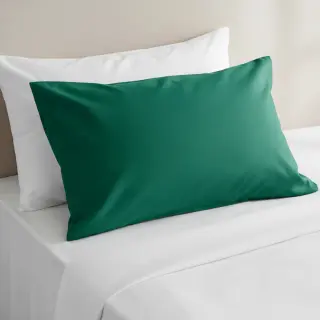 Bavlnený popelín dark emerald