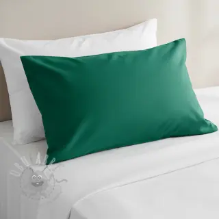 Puuvillapopliini dark emerald