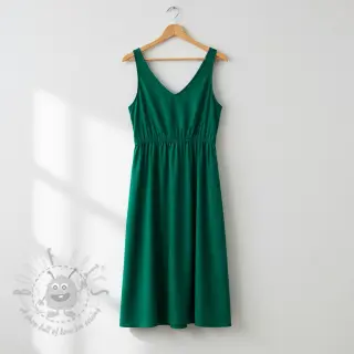 Puuvillapopliini dark emerald