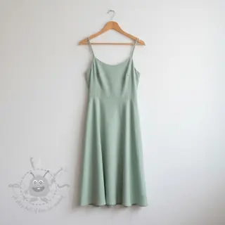 Puuvillapopliini dark mint