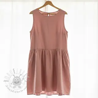 Puuvillapopliini dark rose