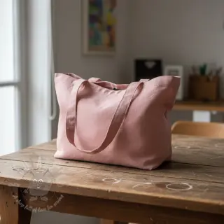 Puuvillapopliini dark rose