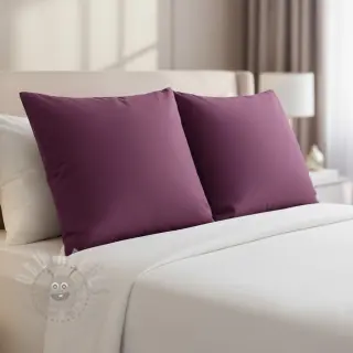 Puuvillapopliini aubergine