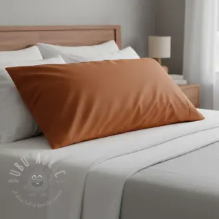 Puuvillapopliini cognac