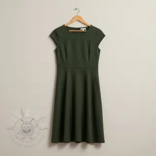 Puuvillapopliini army green