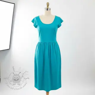 Puuvillapopliini light turquoise